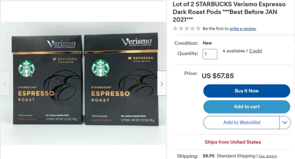 Starbucks Verismo Compatibility – K-fee USA
